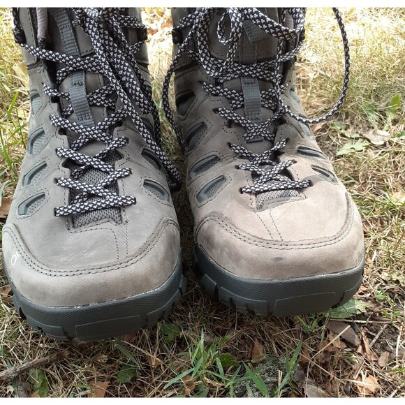 EUC Oboz Hiking Boots Sawtooth X Mid Waterproof Women’s 9.5W Gray Cushion - Picture 6 of 15
